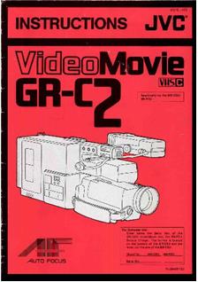 JVC GR C 2 manual. Camera Instructions.